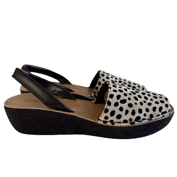 Kenneth Cole Reaction Women's Slingback Sandals Size 6.5 Casual Animal Print - Picture 4 of 12